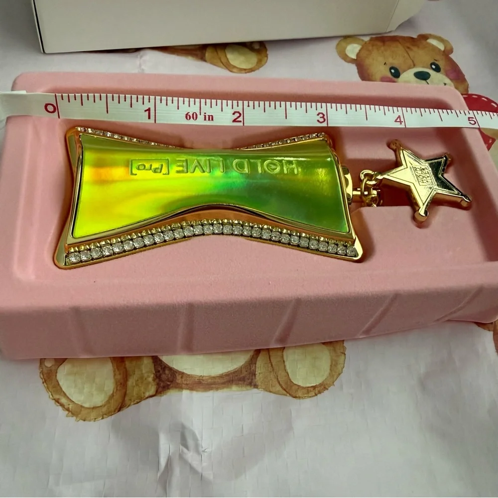 Muted Red Cinnamon Brick Lipstick in Gorgeous Lime Green Yellow & Gold Packaging